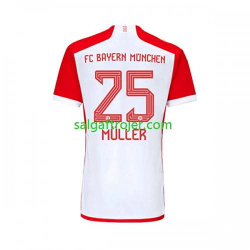 Bayern München Thomas Muller 25 Fodboldtrøjer Hjemmebanesæt 2023/24 Kort ærmer Bayern München Thomas Muller 25 Fodboldtrøjer Hjemmebanesæt 2023/24 Kort ærmer